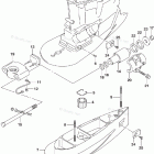 DF 250STX DRIVE SHAFT HOUSING TRANSOM(X,XX) (DF225T)(DF225Z)...