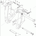 DF 140AZX CLAMP BRACKET (DF140AT E40)(DF140AZ E40)