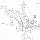 DF 300APX SWIVEL BRACKET TRANSOM(L)