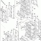 DF 350ATXX CYLINDER HEAD