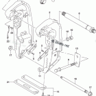 DF 250STX Clamp Bracket Transom(X,XX) (DF225T)(DF225Z)(DF250...