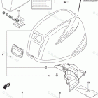 DF 25ATHS2 Engine Cover (DF25A)(DF25AQ)