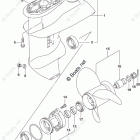 DF 9.9BTS2 Gear Case (3 Blade)