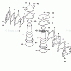 DF 350ATXW2 EXHAUST COVER