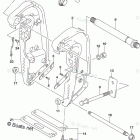 DF 250APX CLAMP BRACKET TRANSOM(X,XX)