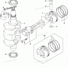 DF 9.9BTS2 CRANKSHAFT