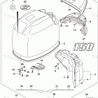 DF 150ZX Engine Cover (DF150ST)
