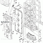 DF 150STX Cylinder Head (DF150T)(DF150Z)(DF150ST)