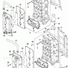 DF 200ZX Cylinder Head (DF200T)(DF200Z)(DF225T)(DF225Z)