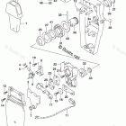 DF 9.9BTS2 OPT:Remote Control Assy Single (2) (DF9.9B)(DF9.9B...