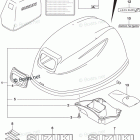 DF 9.9BTS2 Engine Cover (DF9.9BT)(DF9.9BTH)
