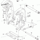 DF 200ZX Clamp Bracket Transom(X) (DF200T)(DF200Z)
