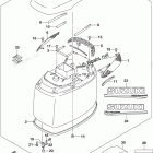 DF 200ZX Engine Cover (DF200T)(DF200Z)