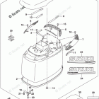 DF 250STL ENGINE COVER (DF250T)(DF250Z)