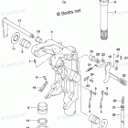 DF 140AZX SWIVEL BRACKET (DF140AT)(DF140AZ)