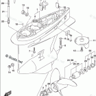 DF 150STX Gear Case (DF150Z,DF175Z)