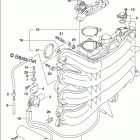 DF 175APX INTAKE MANIFOLD / THROTTLE BODY