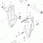 DF 200ZX Clamp Bracket Transom(L) (DF200T)