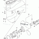 DF 20AEX2 Gear Case (4 Blade) (DF15A)(DF20A)(DF20AT)(DF20ATH...