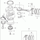 DF 250STX Crankshaft (DF200T)(DF200Z)(DF225T)(DF225Z)(DF250T...