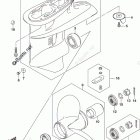 DF 50ATLW2 Gear Case (DF40A)(DF50A)(DF60A)