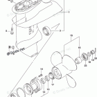 DF 9.9BTS2 Gear Case (4 Blade) (DF9.9B)(DF9.9BT)(DF9.9BTH)(DF...