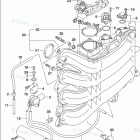 DF 200ASTX INTAKE MANIFOLD / THROTTLE BODY
