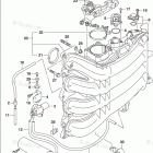 DF 200ASTL INTAKE MANIFOLD / THROTTLE BODY