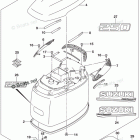 DF 250STL Engine Cover (For Y5S)(DF250Z E03)