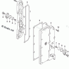 DF 250TXX EXHAUST COVER