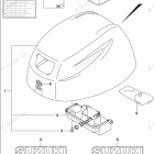 DF 8AS Engine Cover (DF8AR P03)