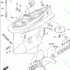 DF 175TX2 Gear Case (DF175Z E03)