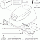 DF 20ATHL2 Engine Cover (DF20AT P03)