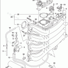 DF 200AZX INTAKE MANIFOLD / THROTTLE BODY