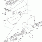 DF 15AEL2 Gear Case (4 Blade) (DF15ATH P03)