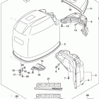DF 150STX Engine Cover (For YAY) (DF150T E03)