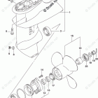 DF 20ATHL2 Gear Case (4 Blade) (DF20A P03)