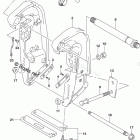 DF 225ZX Clamp Bracket Transom(X,XX) (DF225Z E03)