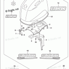 DF 200AZX Engine Cover (For YAY) (DF200AZ E03)