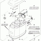 DF 225ZX Engine Cover (For YAY) (DF225T E03)