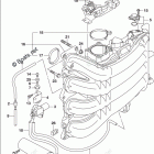DF 150APL2 INTAKE MANIFOLD / THROTTLE BODY