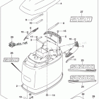 DF 250TXX ENGINE COVER (FOR YAY) (DF250Z E03)
