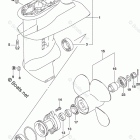DF 15AEL2 Gear Case (4 Blade) (DF15A P03)