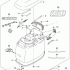 DF 250TXX Engine Cover (For YKV) (DF250ST E03)