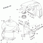 DF 200AZX SILENCER / RING GEAR COVER