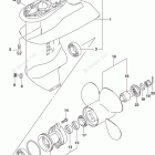 DF 20ATHL2 Gear Case (4 Blade) (DF20AR P03)