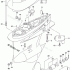 DF 250TXX Gear Case (DF250T E03)