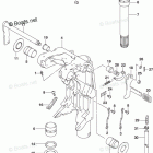DF 140ATL Swivel Bracket (DF140AT E11)