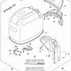 DF 175TX2 Engine Cover (For Y5S) (DF175Z E03)