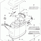 DF 250TXX ENGINE COVER (FOR YAY) (DF250T E03)
